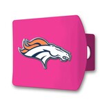 Funda De Enganche Fanmats 43373 Nfl Denver Broncos De Metal Rosa - Venta Internacional.