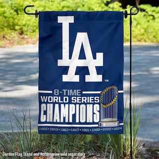 Foto 2 | Garden Flag Wincraft Los Angeles Dodgers 2024 Campeones Del Mundo - Venta Internacional.