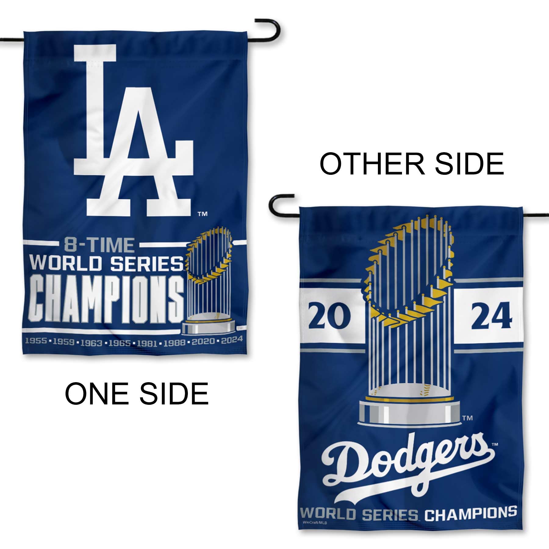 Foto 6 pulgar | Garden Flag Wincraft Los Angeles Dodgers 2024 Campeones Del Mundo - Venta Internacional.