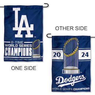 Foto 5 | Garden Flag Wincraft Los Angeles Dodgers 2024 Campeones Del Mundo - Venta Internacional.