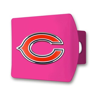 Foto 1 | Funda De Enganche Fanmats 43369 Nfl Chicago Bears De Metal Rosa - Venta Internacional.