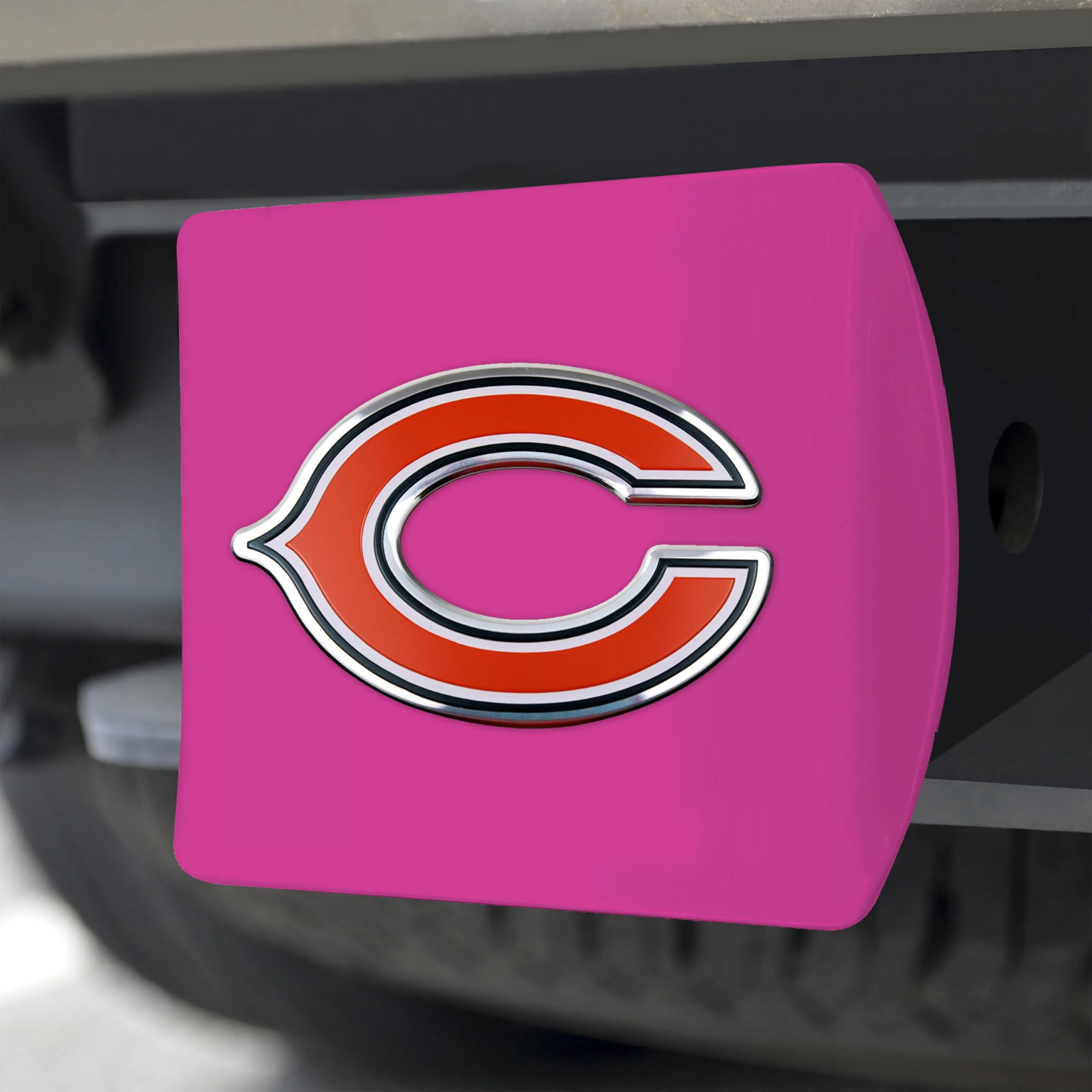 Foto 3 pulgar | Funda De Enganche Fanmats 43369 Nfl Chicago Bears De Metal Rosa - Venta Internacional.
