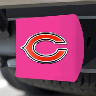 Foto 2 | Funda De Enganche Fanmats 43369 Nfl Chicago Bears De Metal Rosa - Venta Internacional.