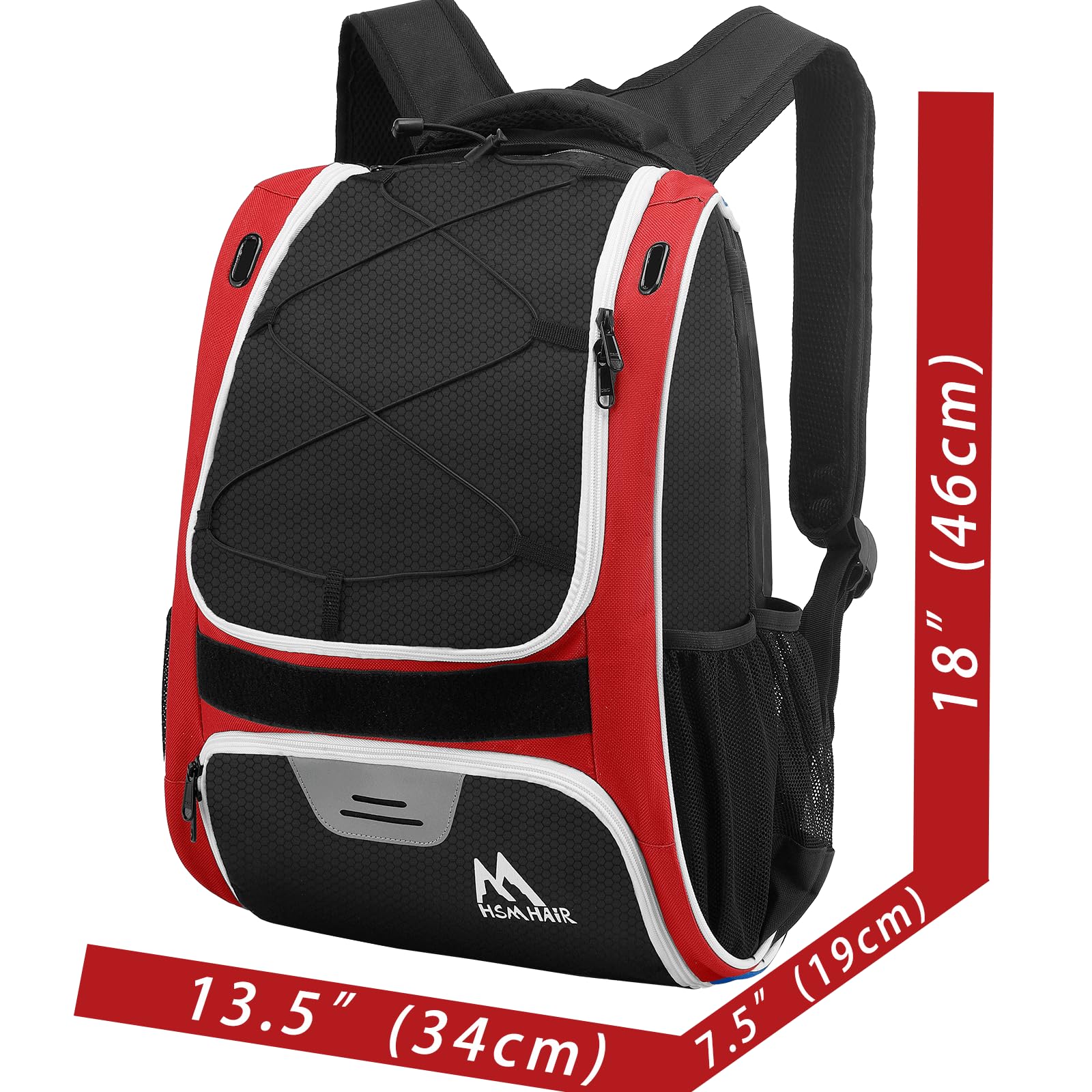 Foto 3 pulgar | Bolsa De Béisbol Hemihair, Mochila De Béisbol Para Jóvenes Y Adultos - Venta Internacional.