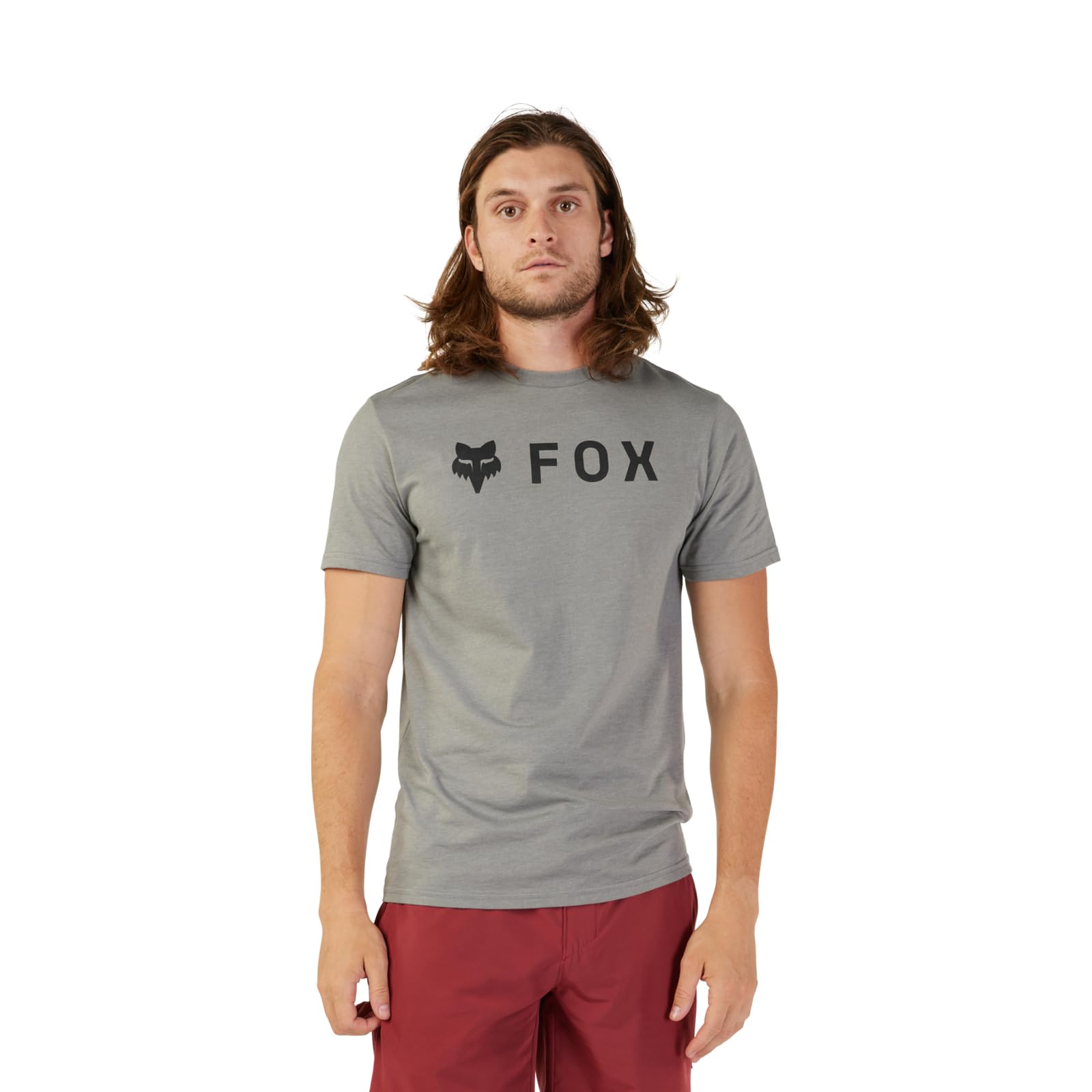 Foto 2 pulgar | Camiseta Fox Racing Absolute Ss Prem Heather Graphite - L - Venta Internacional.