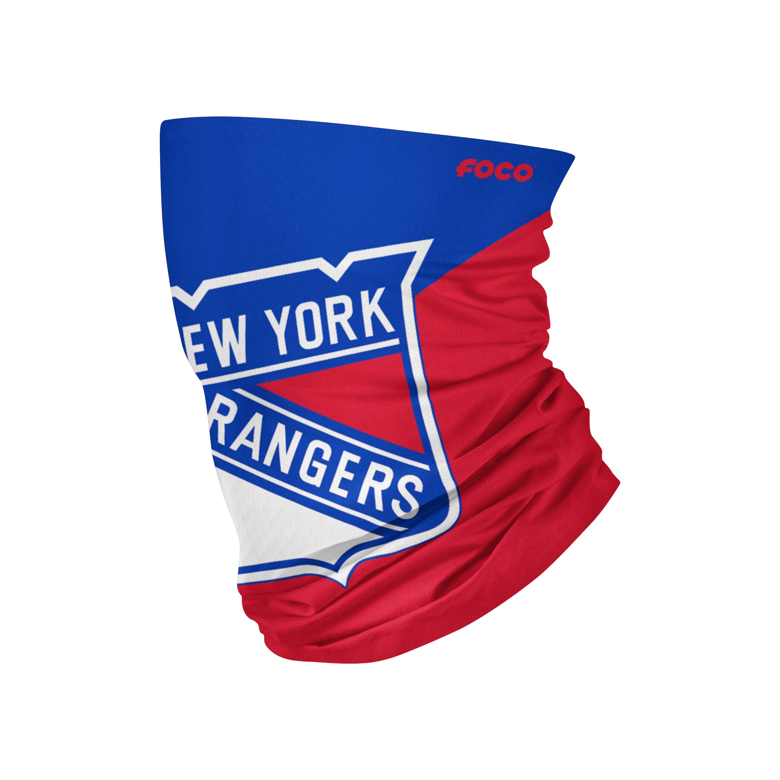 Foto 2 pulgar | Bufanda Foco New York Rangers De Poliéster Con Logo Grande - Venta Internacional.