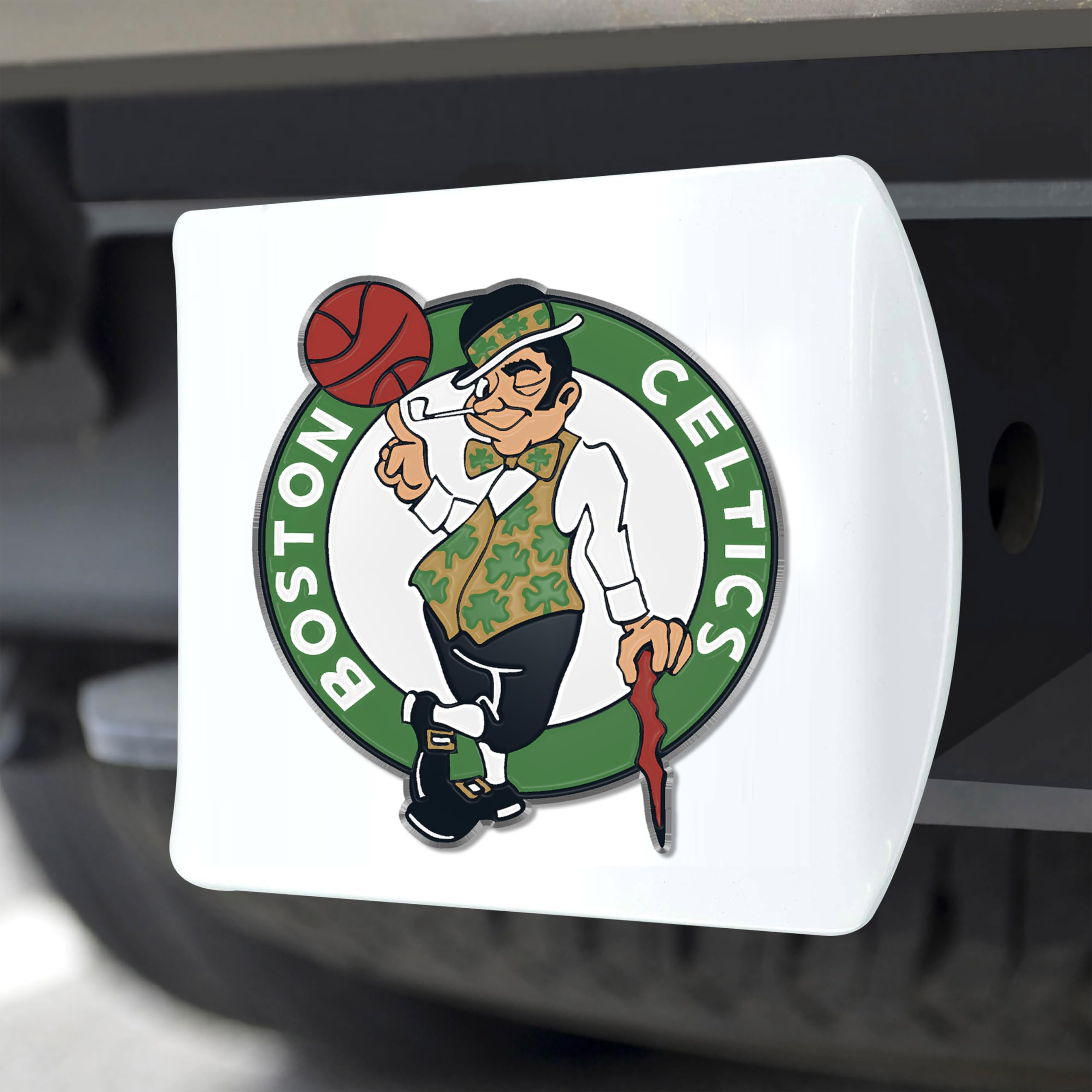 Foto 6 pulgar | Funda De Enganche Fanmats 44097 Nba Boston Celtics Blanca Con Logotipo - Venta Internacional.
