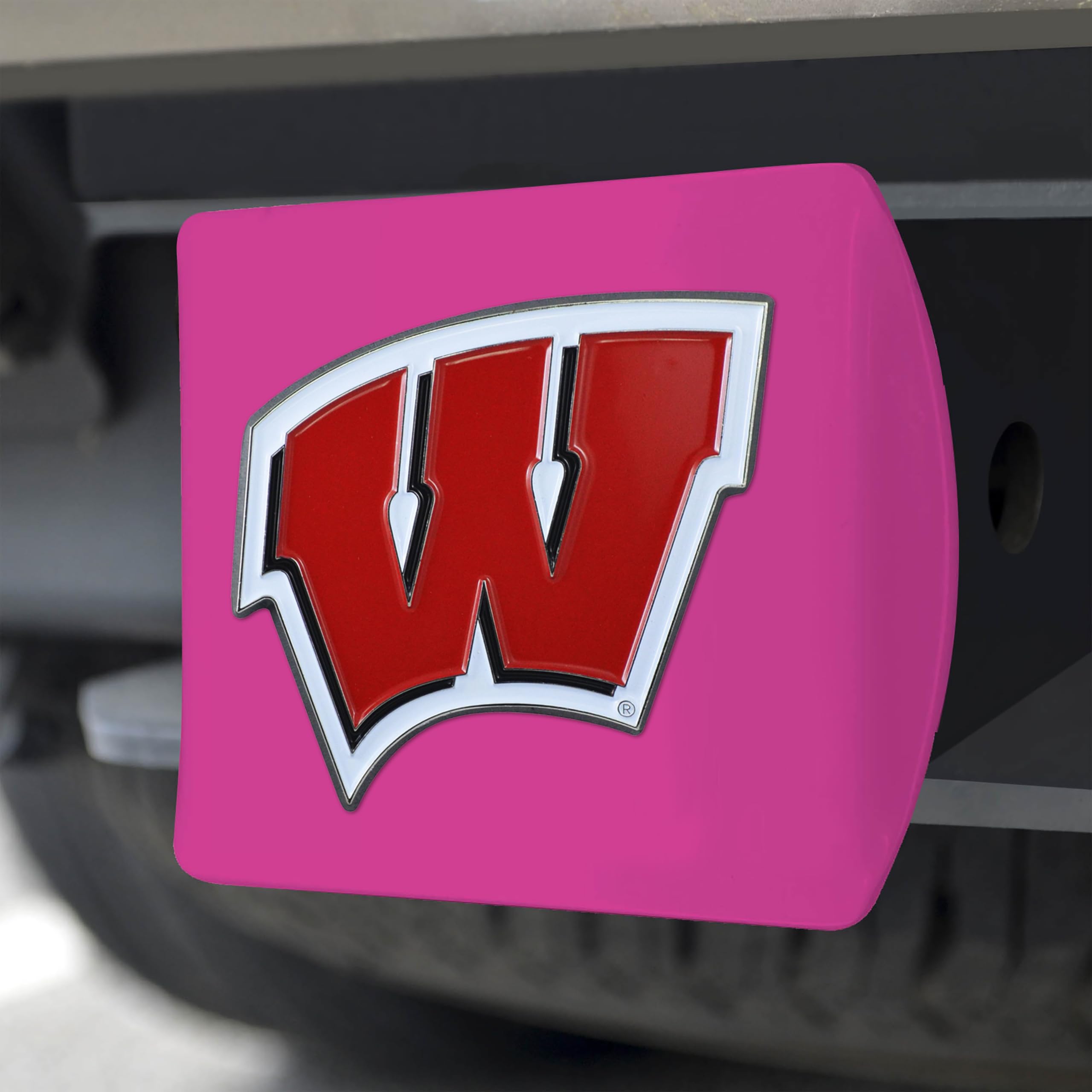Foto 6 pulgar | Funda De Enganche Fanmats Wisconsin Badgers, Color Rosa - Venta Internacional.