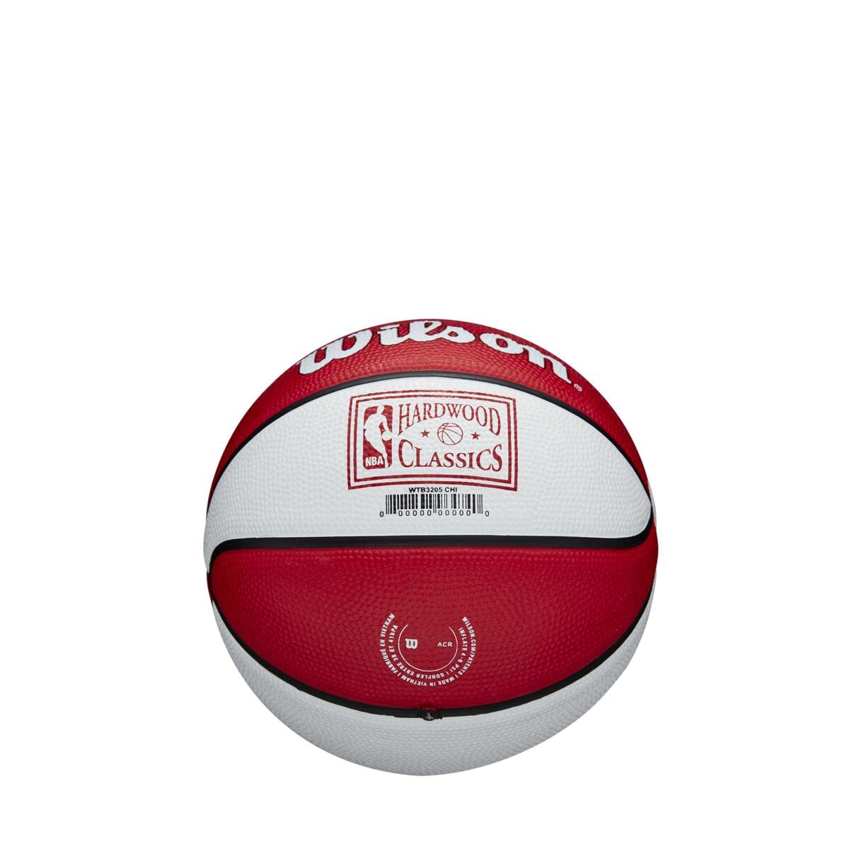 Foto 6 pulgar | Baloncesto Wilson, Equipo De La Nba, Retro, Mini Chicago Bulls - Venta Internacional.