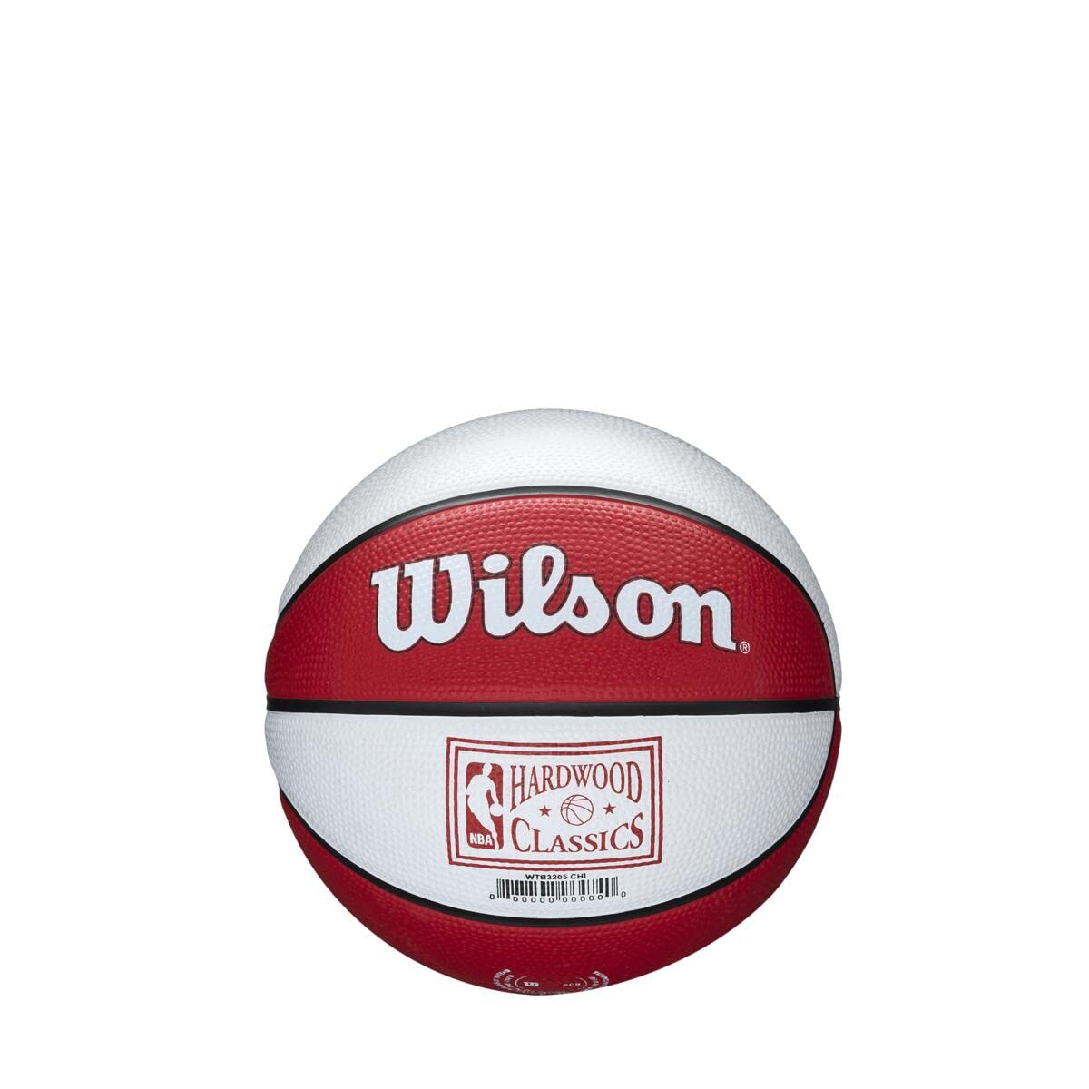Foto 7 pulgar | Baloncesto Wilson, Equipo De La Nba, Retro, Mini Chicago Bulls - Venta Internacional.