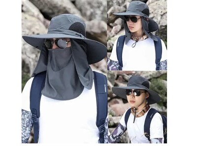 Foto 2 | Exclusiva Gorra Xtellar De Protección Solar Para Cuello Y Cara Con Manga Y Gafas Integradas