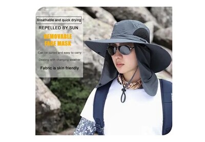 Foto 3 | Exclusiva Gorra Xtellar De Protección Solar Para Cuello Y Cara Con Manga Y Gafas Integradas