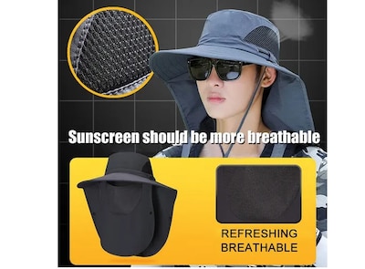 Foto 3 | Exclusiva Gorra Xtellar De Protección Solar Para Cuello Y Cara Con Manga Y Gafas Integradas