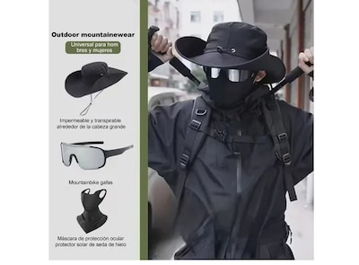 Foto 3 | Sombrero Protector Solar Xtellar Premium Con Protección Cuello, Cara Y Gafas De Sol