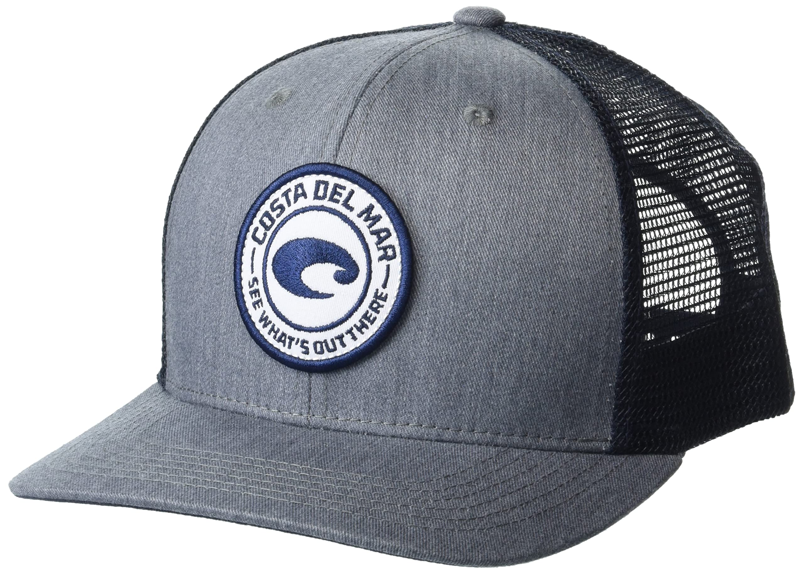 Gorra Costa Del Mar Medallion Trucker Para Hombre  Color Gris - Venta Internacional.