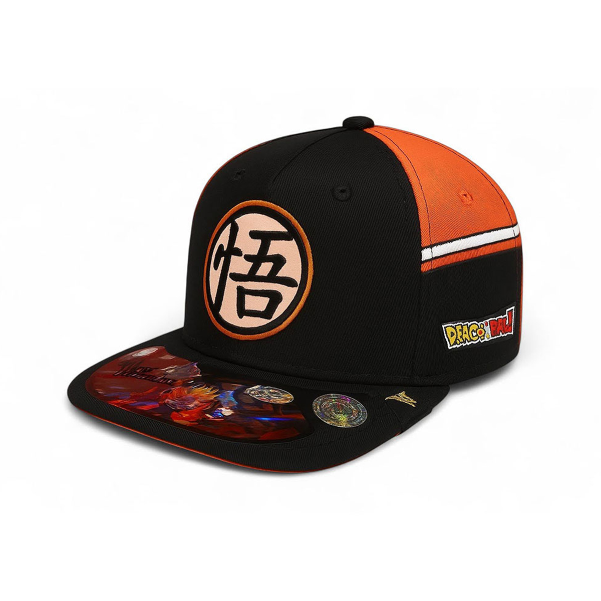 Gorra Negra Anime Dragon Ball Ajustable Snapback Para Hombre
