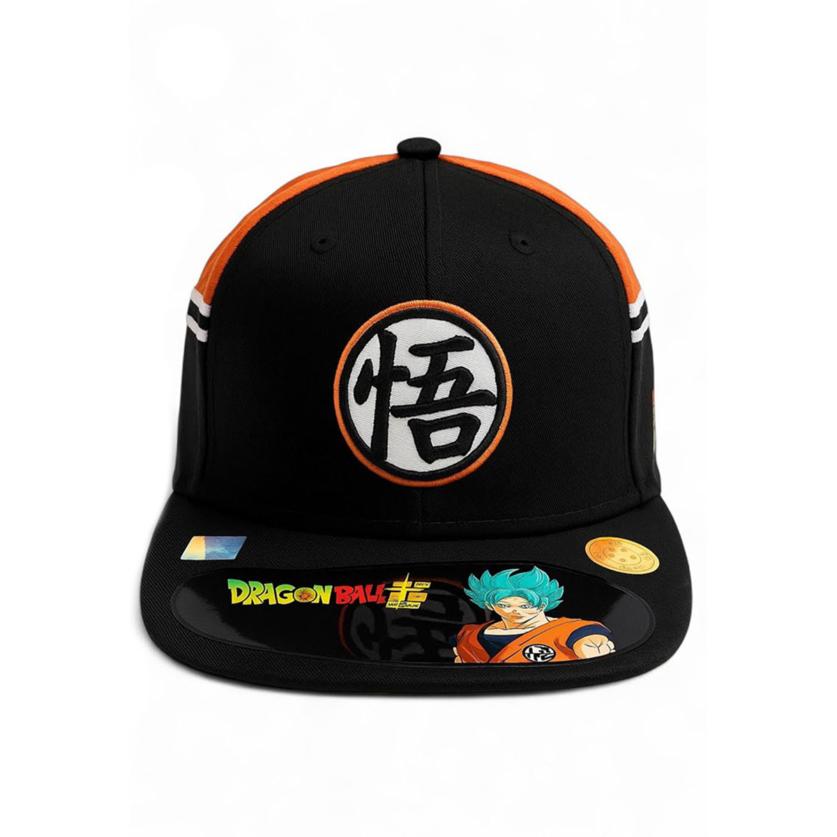 Foto 3 pulgar | Gorra Negra Anime Dragon Ball Ajustable Snapback Para Hombre