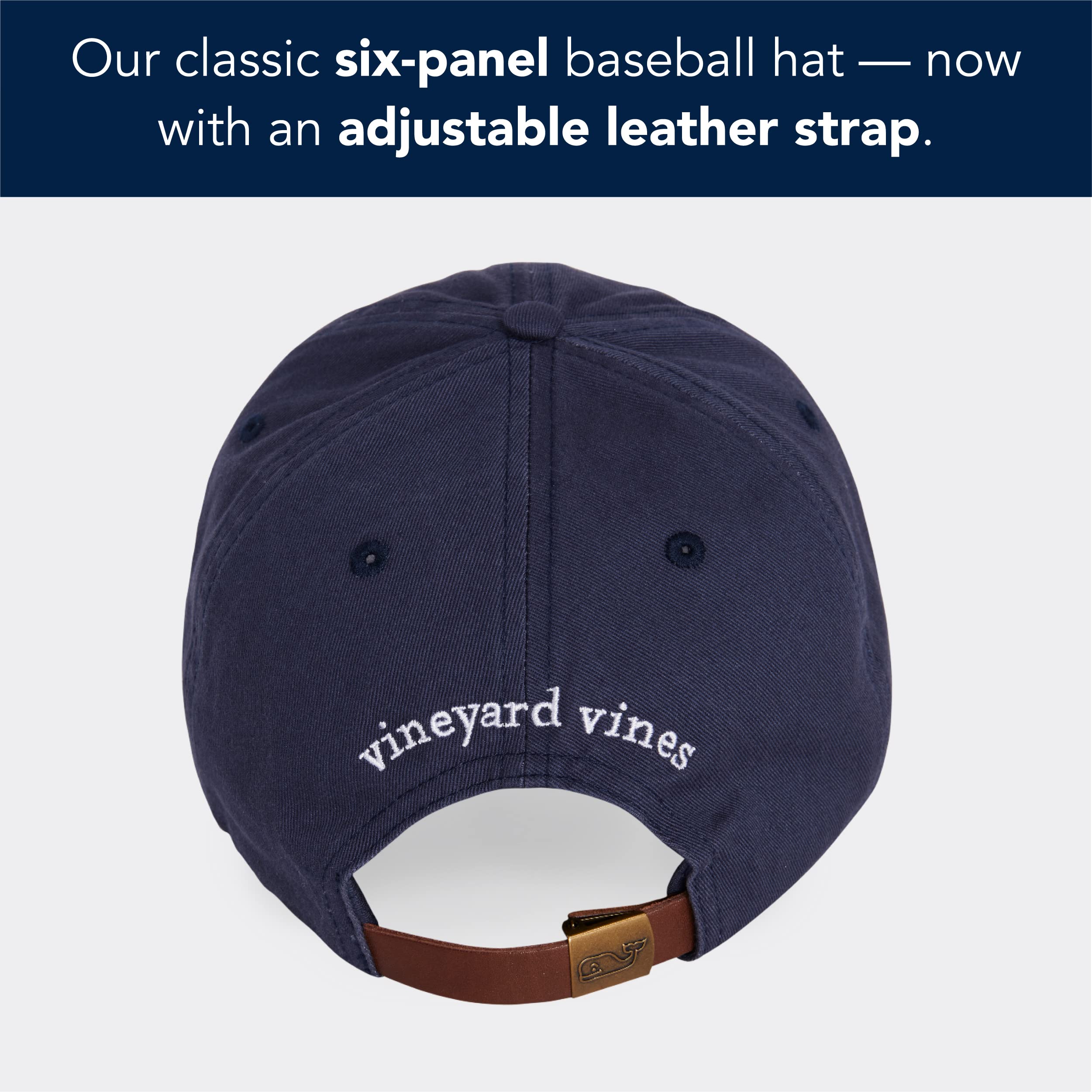 Foto 3 pulgar | Gorra De Béisbol Vineyard Vines Para Hombre Con Logotipo De Ballena Vineyard Navy - Venta Internacional.