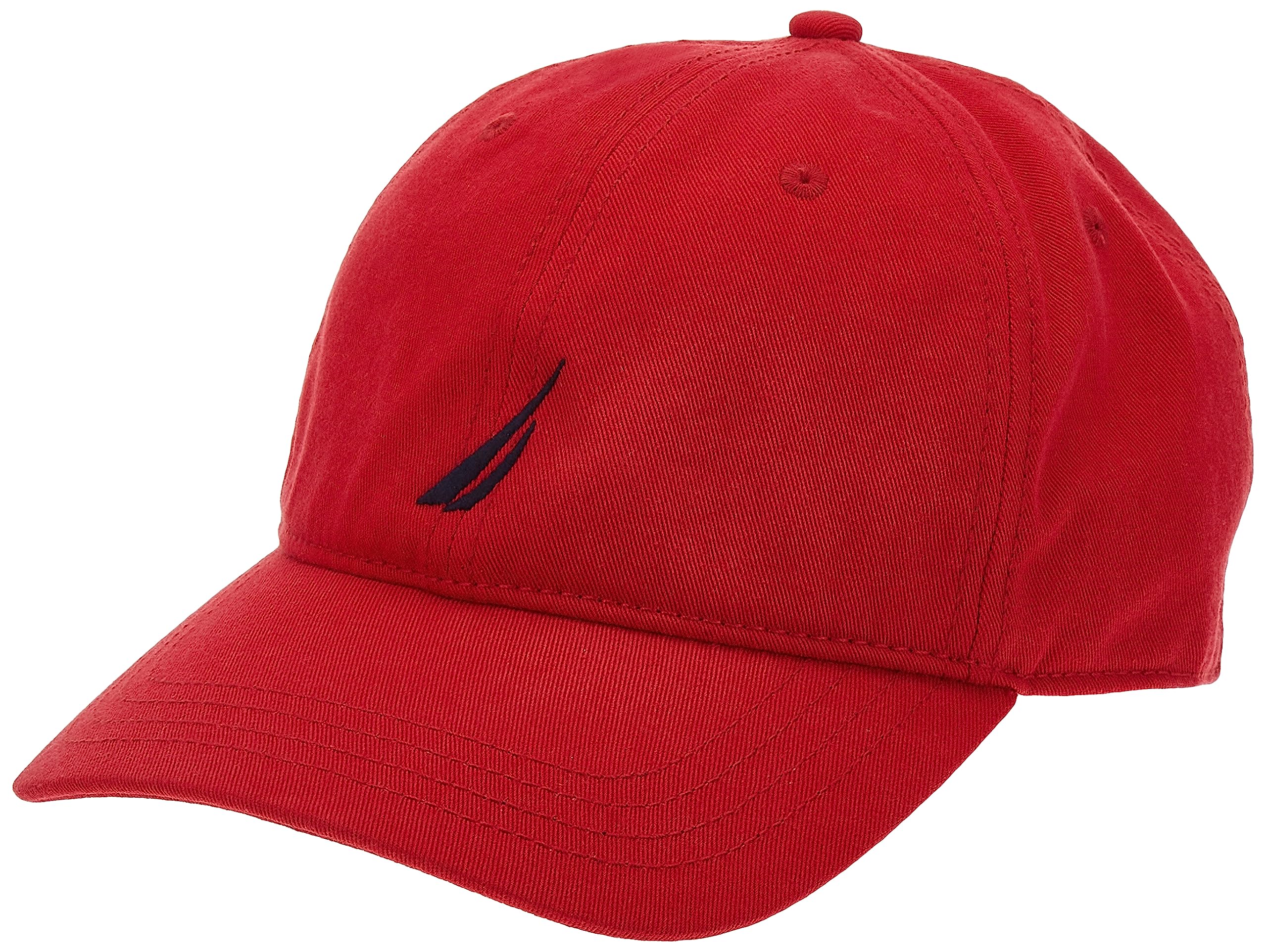 Cap Nautica  Tela De Sarga  6 Paneles  Para Hombre  Color Rojo - Venta Internacional.