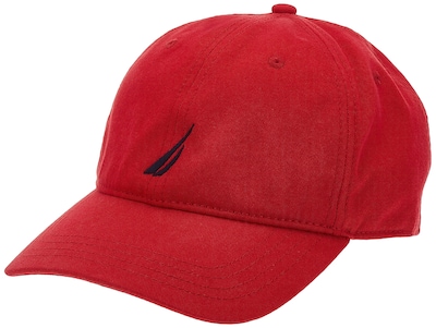 Foto 1 | Cap Nautica Tela De Sarga 6 Paneles Para Hombre Color Rojo - Venta Internacional.