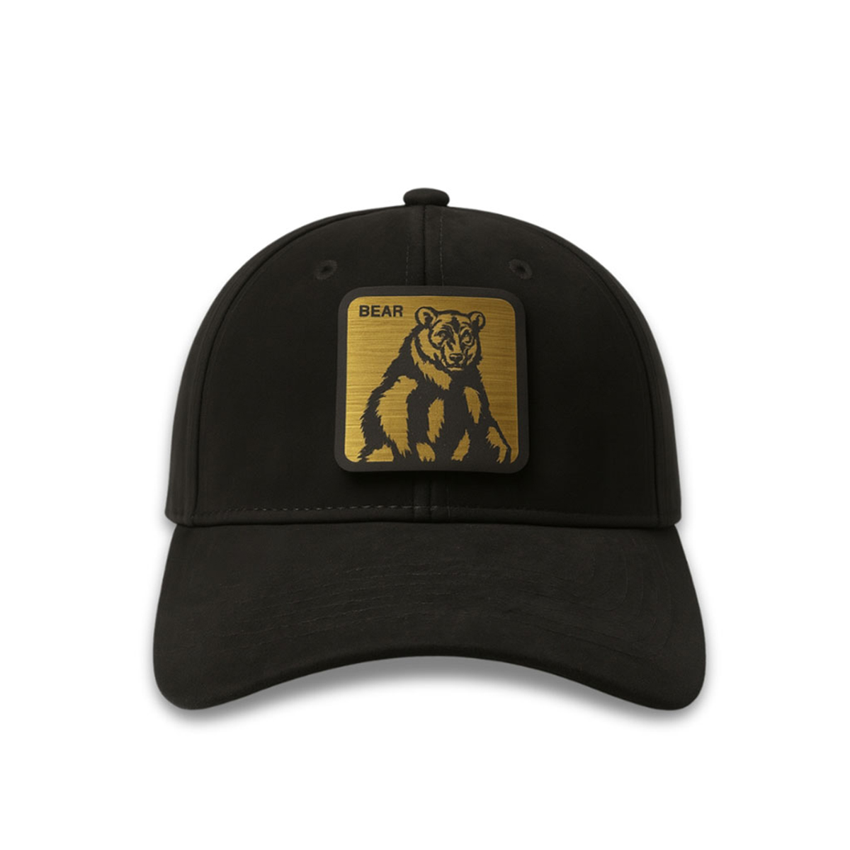 Foto 3 pulgar | Gorra Negra Para Hombre Bear Knite Gamuza Cachuchas New