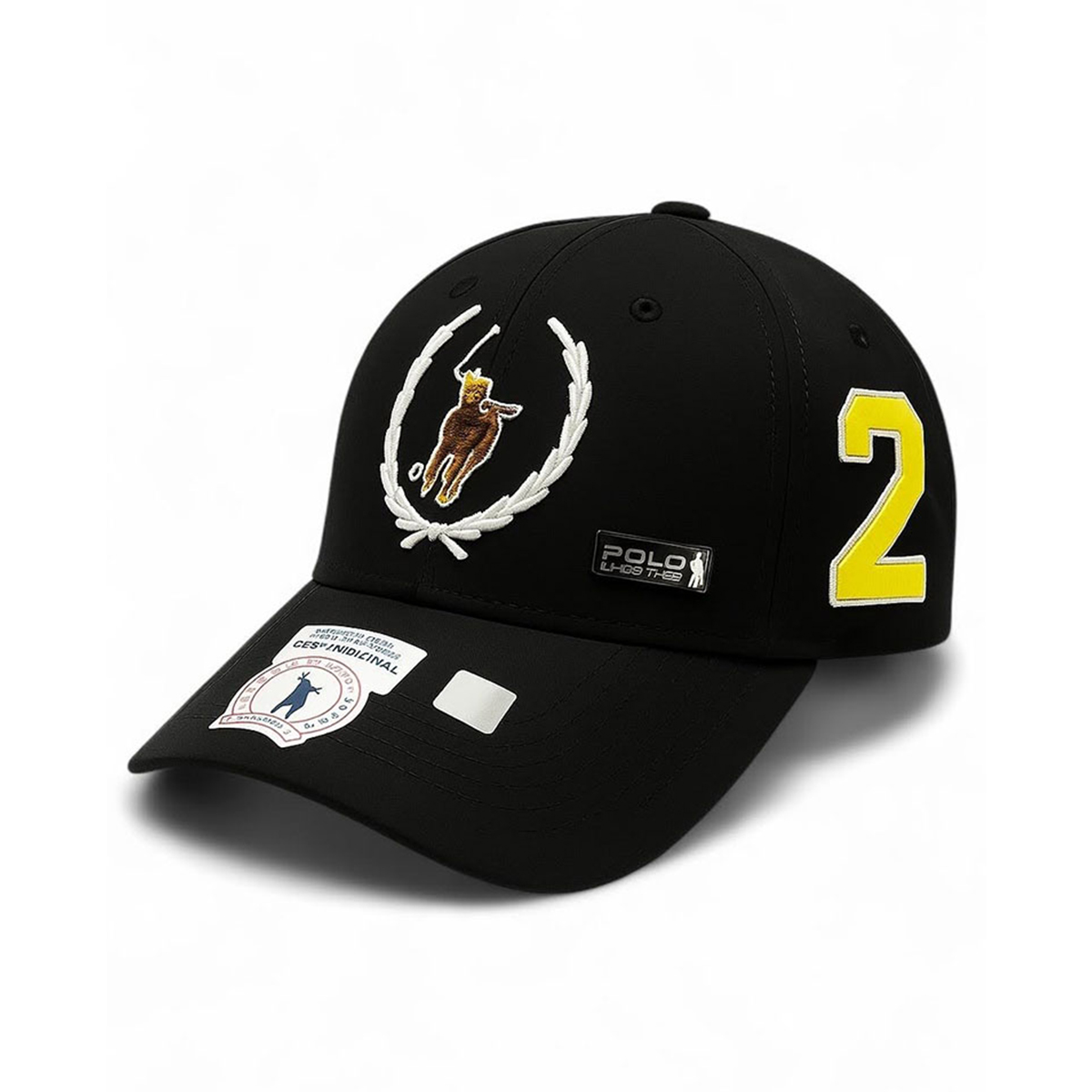 Gorra Polo Laurel Con Broche Ajustable Snapback Para Hombre