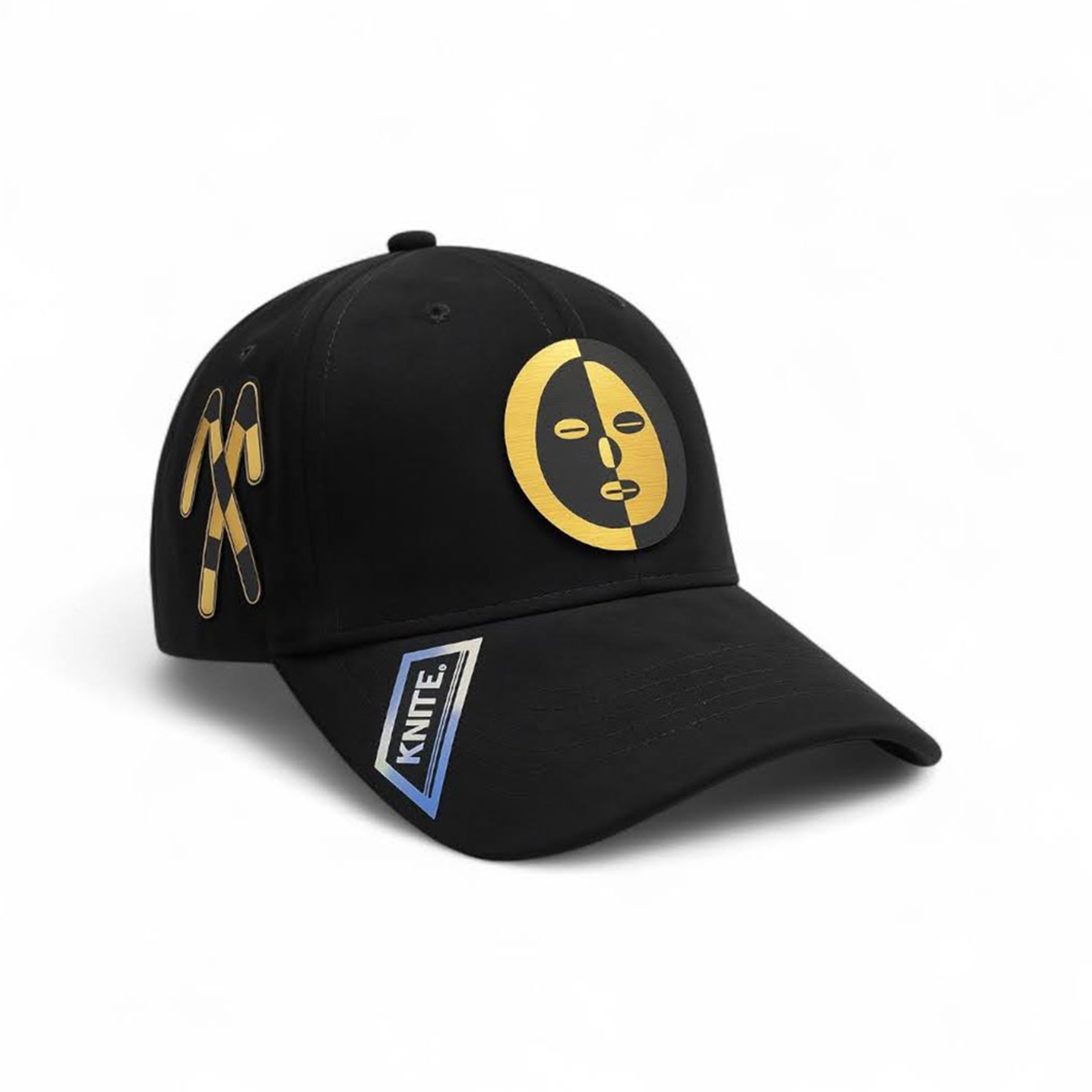 Gorra Para Hombre Elegua Gold Knite Gamuza New Cachucha