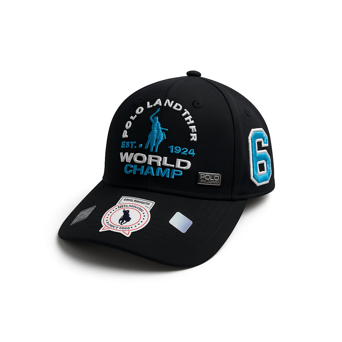 Gorra Polo World Champs Ajustable Snapback Para Hombre