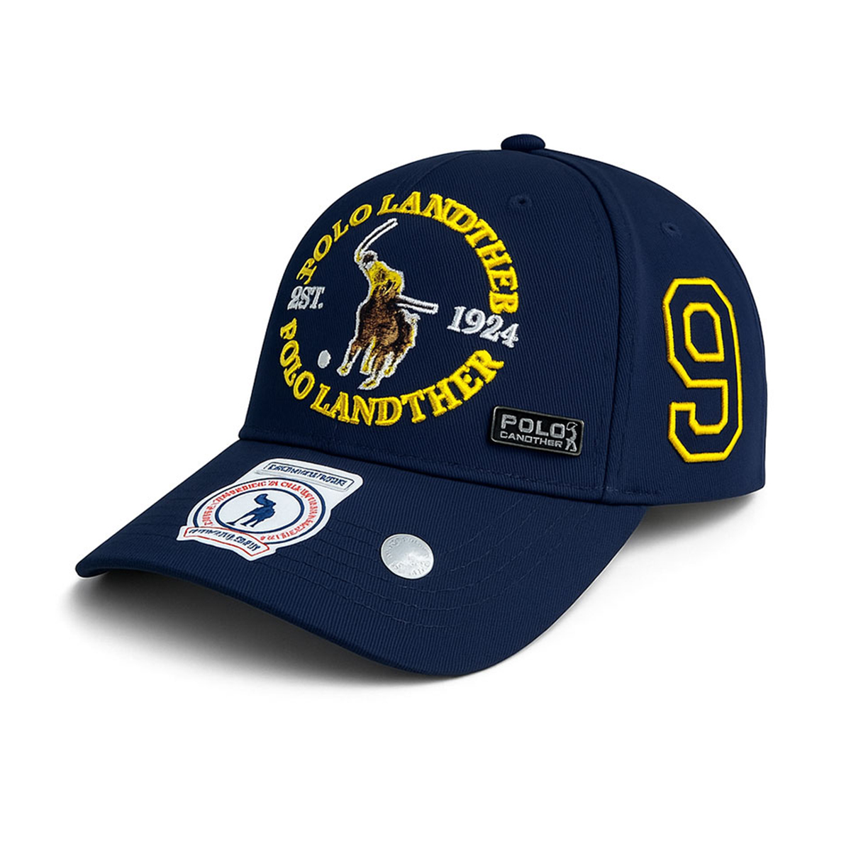 Gorra Polo Landther Snapback Ajustable Para Hombre