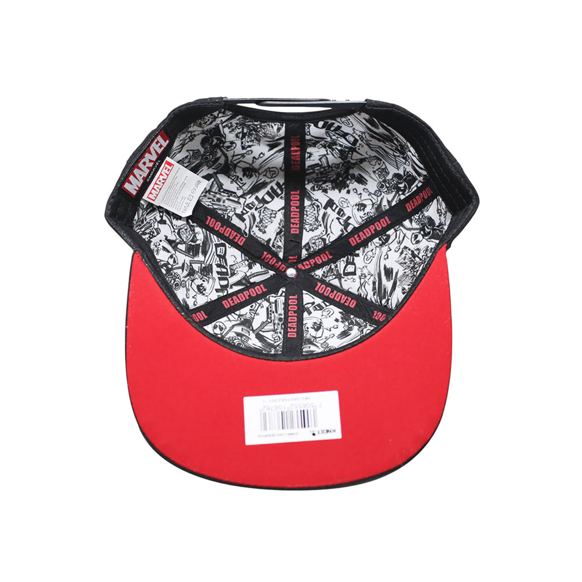 Foto 4 pulgar | Gorra Deadpool Marvel Ajustable Negra Para Hombre