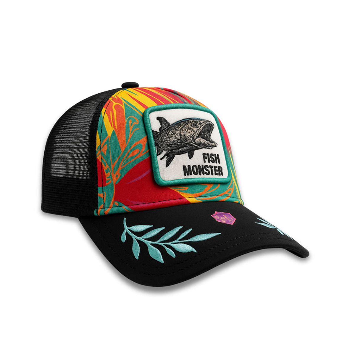 Gorra Para Hombre Fish Monster Knite Trucker New Cachuchas