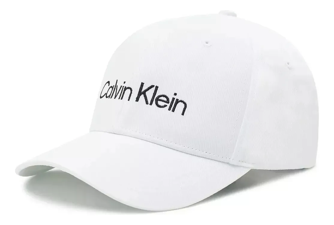 Foto 2 pulgar | Gorra Calvin Klein Ajustable Logo Clasico Blanco Original