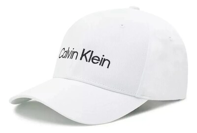 Foto 1 | Gorra Calvin Klein Ajustable Logo Clasico Blanco Original