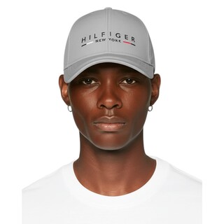 Foto 2 | Gorra Tommy Hilfiger Logo Bordado Gris Ajustable Velcro - Original