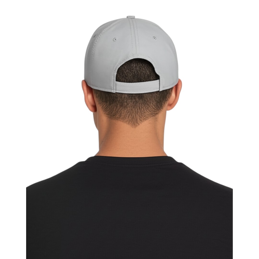 Foto 5 pulgar | Gorra Tommy Hilfiger Logo Bordado Gris Ajustable Velcro - Original