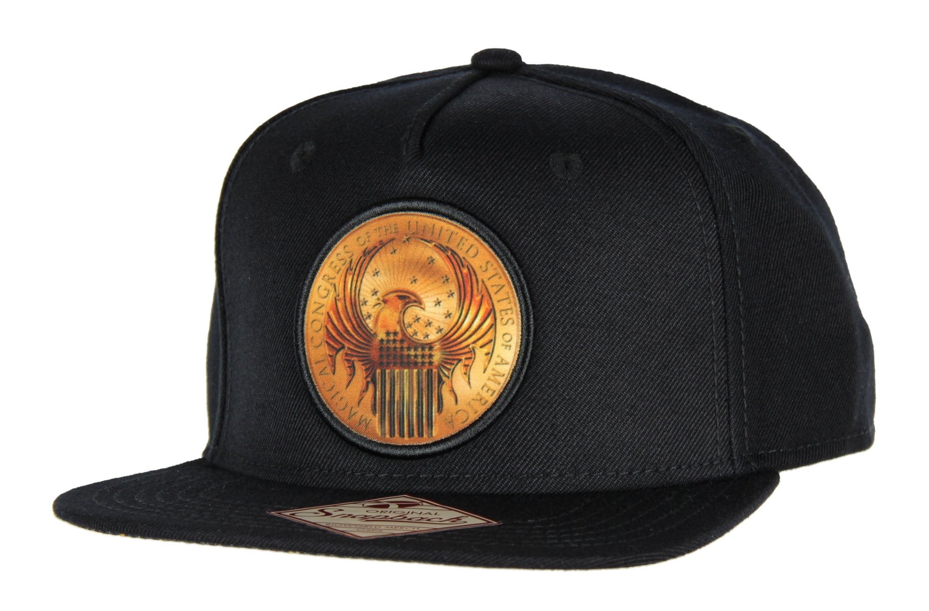 Foto 2 pulgar | Gorro Snapback Bioworld Fantastic Beasts Macusa Shield Negro - Venta Internacional.