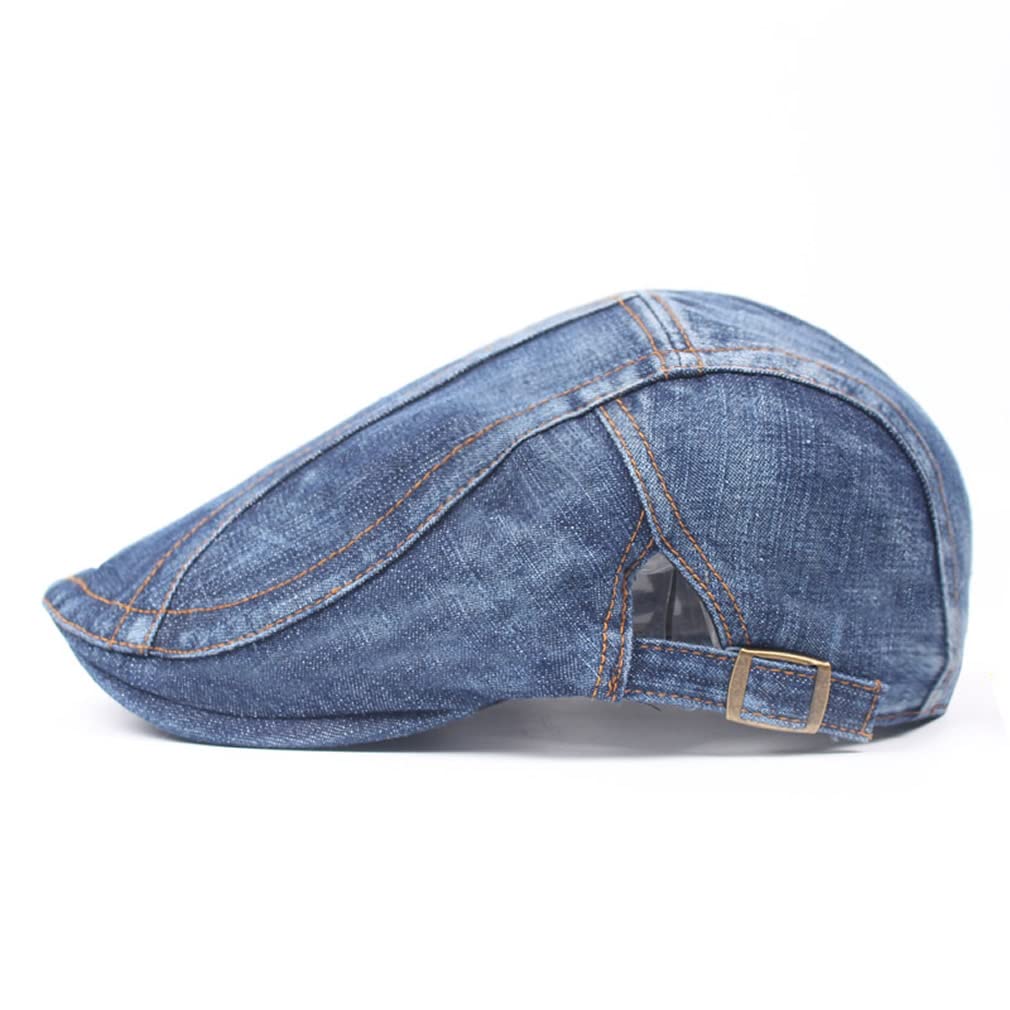 Foto 3 pulgar | Sombrero Quanhaigou  Unisex  Vaquero  Plano  Ivy Gatsby  Newsboy  Taxista - Venta Internacional.