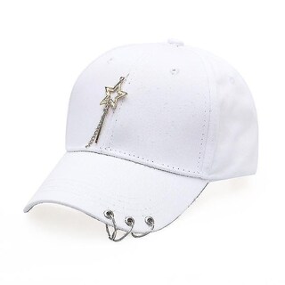 Foto 1 | Gorra De Béisbol Huoguo Gorra De Moda Coreana De Algodón Blanco - Venta Internacional.