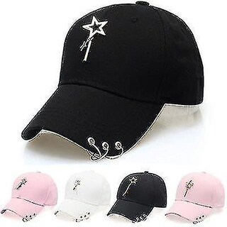 Foto 2 | Gorra De Béisbol Huoguo Gorra De Moda Coreana De Algodón Blanco - Venta Internacional.
