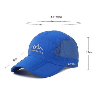 Foto 4 | Gorra Huoguo De Malla De Béisbol Transpirable De Secado Rápido Para Verano - Venta Internacional.