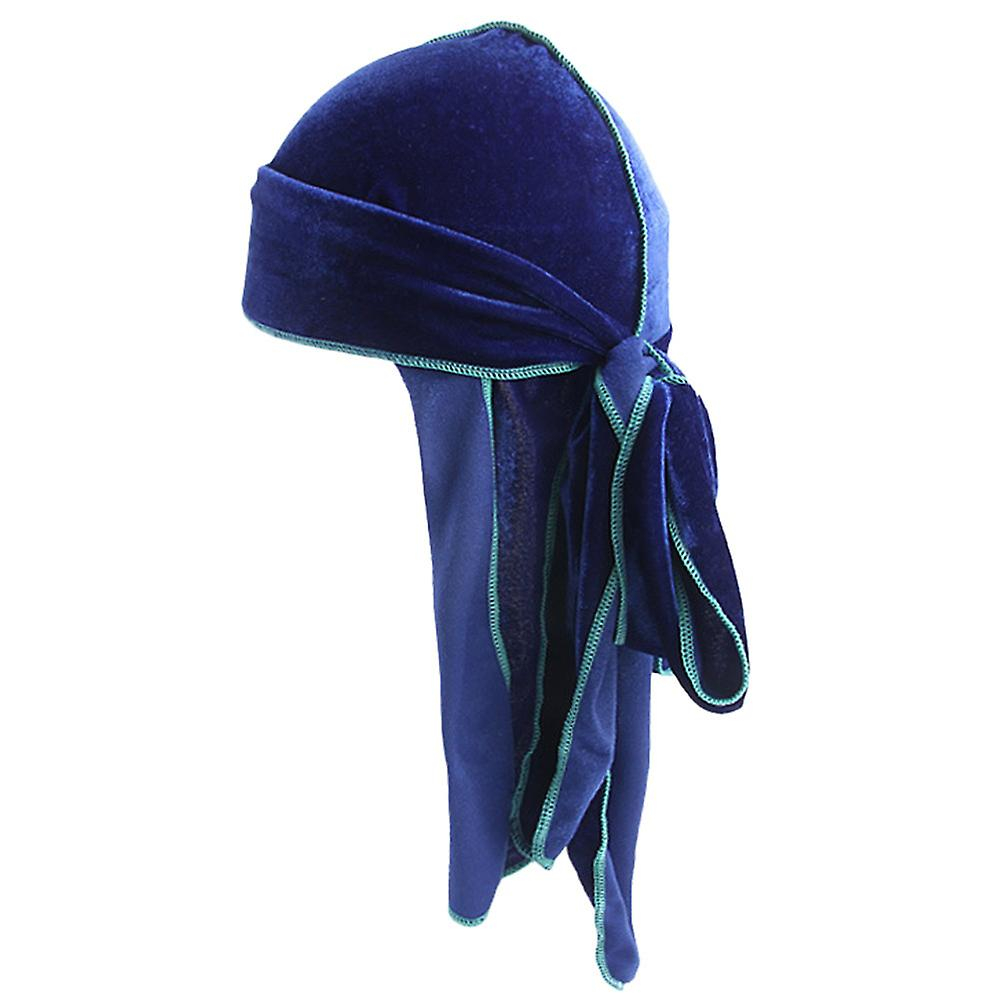 Foto 1 | Gorro Huoguo  Turbante Unisex  Con Cola Larga  Pirata  Hip Hop  Terciopelo Durag - Venta Internacional.