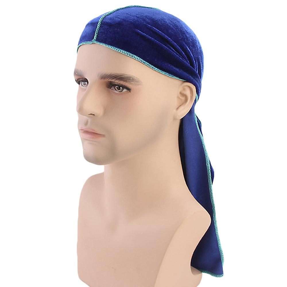 Foto 2 | Gorro Huoguo  Turbante Unisex  Con Cola Larga  Pirata  Hip Hop  Terciopelo Durag - Venta Internacional.