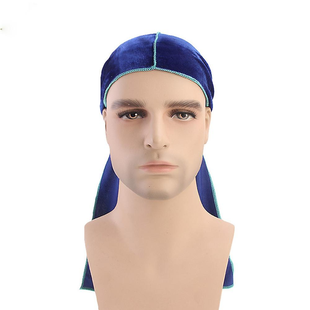 Foto 3 | Gorro Huoguo  Turbante Unisex  Con Cola Larga  Pirata  Hip Hop  Terciopelo Durag - Venta Internacional.