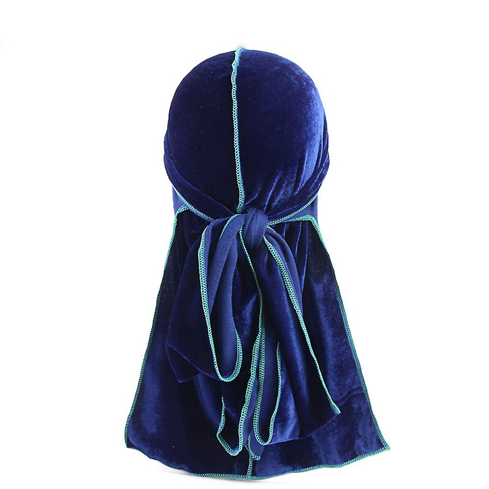 Foto 4 | Gorro Huoguo  Turbante Unisex  Con Cola Larga  Pirata  Hip Hop  Terciopelo Durag - Venta Internacional.