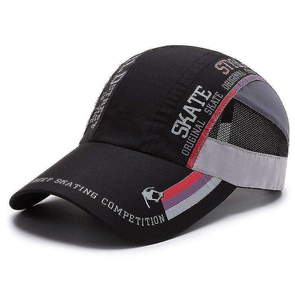 Foto 2 pulgar | Gorro Huoguo  Transpirable  De Secado Rápido  Deportivo  Viaje  Negro - Venta Internacional.