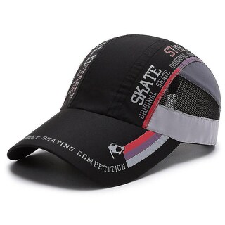 Foto 1 | Gorro Huoguo Transpirable De Secado Rápido Deportivo Viaje Negro - Venta Internacional.