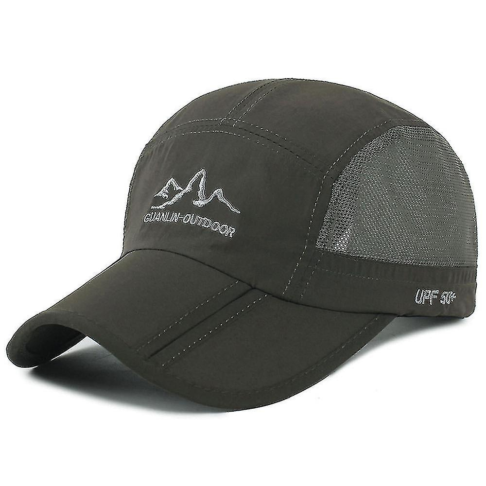 Foto 2 pulgar | Gorra Huoguo De Malla De Béisbol Transpirable De Secado Rápido Para Verano - Venta Internacional.