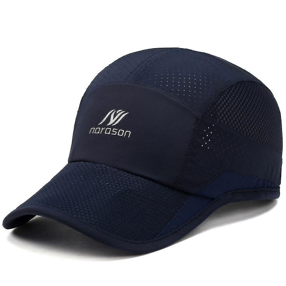Foto 2 pulgar | Sombrero Huoguo Sombrilla De Verano Para Exteriores  Malla Transpirable  Azul Marino - Venta Internacional.