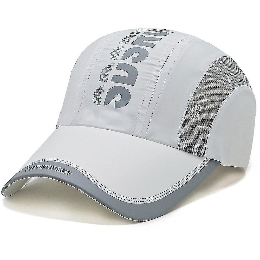 Foto 2 pulgar | Gorra De Béisbol Huoguo Para Mujer  Deportes Al Aire Libre  De Secado Rápido  Blanca - Venta Internacional.