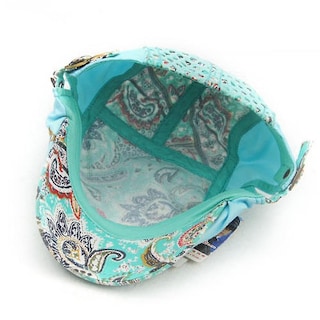 Foto 3 | Gorro Huoguo Bordado Con Visera Gorro Para El Sol De Verano Color Granate - Venta Internacional.